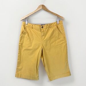 Vintage Pendleton Chino Walking‎ Shorts 12 Long Bermuda Mustard Yellow Preppy